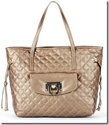 DKNY metallic tote